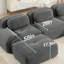 Canapé modulaire désossé avec canapé-lit Boneless-1275646145