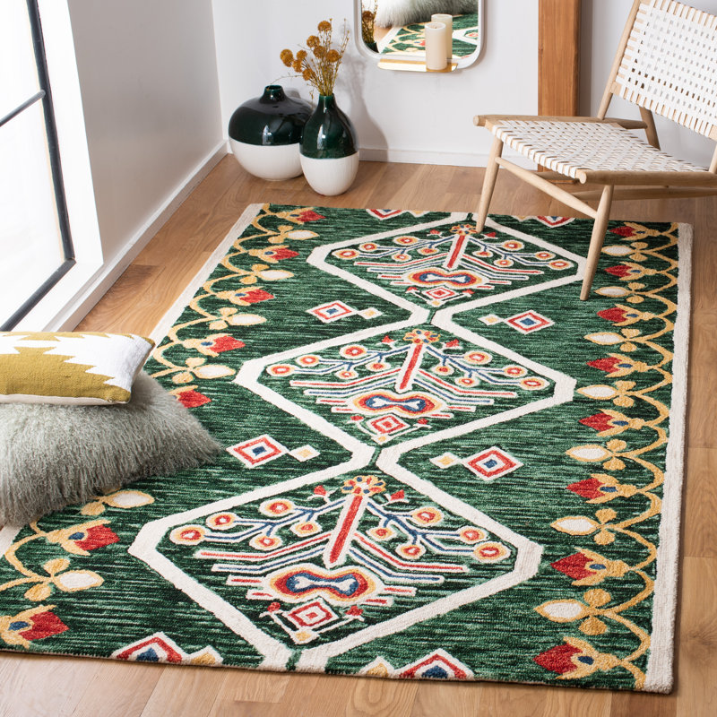 Tapis en laine touffeté à la main Wilstead, Rectangle 4 pi x 6 pi