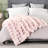 Haalan Cozy Faux Rabbit Fur Soft Reversible Throw Blanket-103546355-104670721