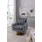 360-Degree Swivel Accent Chair with a Pillow-2068247689