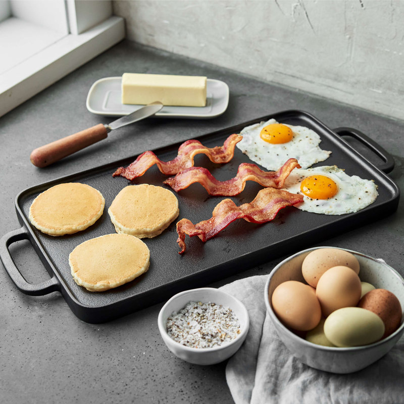 Bobby Flay by GreenPan 11” x 16.5” Reversible Cast Iron Grill Griddle