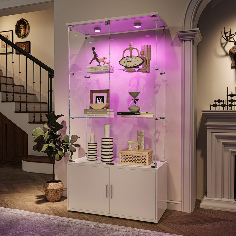 Display Cabinet, White