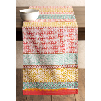 Maison d'Hermine Provence 100% Cotton Table Runner - Single Layer - 14.5" x 108"