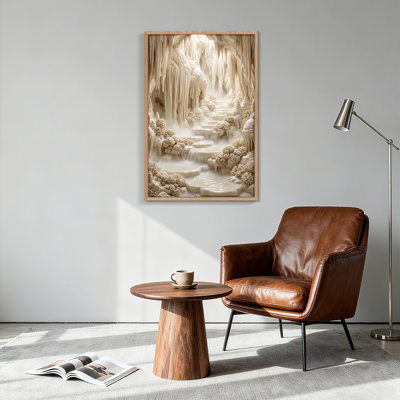 «Cave Stalactite», reproduction d'art sur toile, ensemble de 1