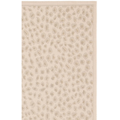 Hughie Machine Woven Animal Print Indoor/Outdoor Area Rug