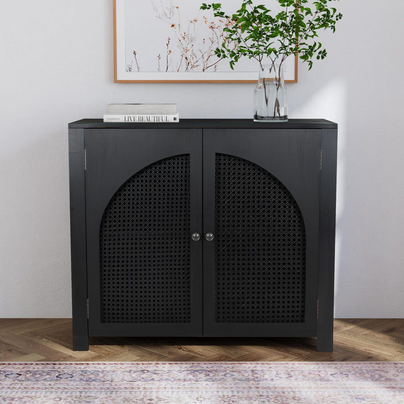 Tyche Accent Cabinet, Matte Black