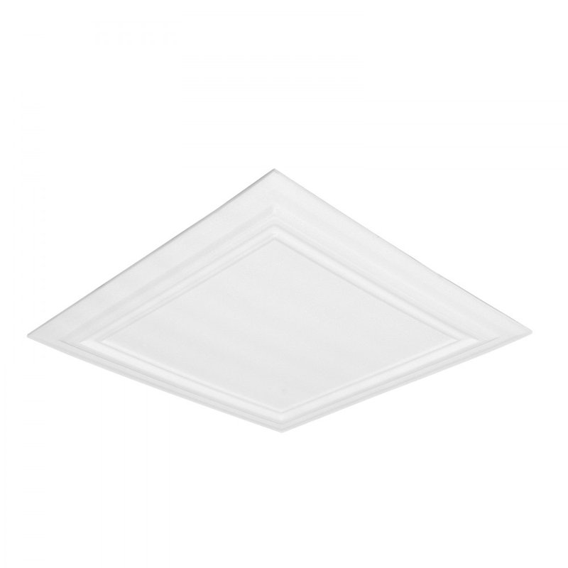 Carreaux de plafond, 20 po x 20 po, plaque de polystyrène de qualité supérieure, carreaux de colle en plastique faciles à installer / à couper, revêtement de sous-sol pour la décoration de la maison / bureau