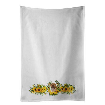 Cotton Floral Tea Towel Kitchen Towel