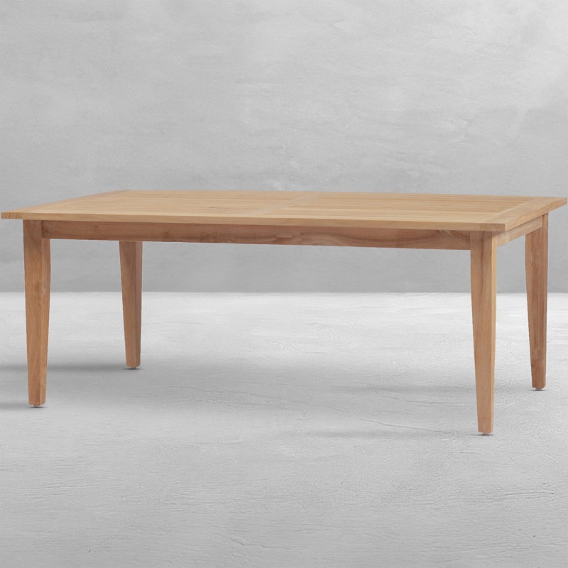 Croquet Teak Outdoor Dining Table