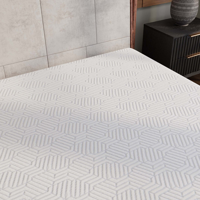 Omne Fria 10 Inch Medium Firm Mattress With Cooling Cover, Full