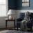 12-inch tall ceramic table lamp, baseball design, linen shade