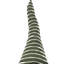 Sculpture de gnome debout en tissu vert et brun 20 "