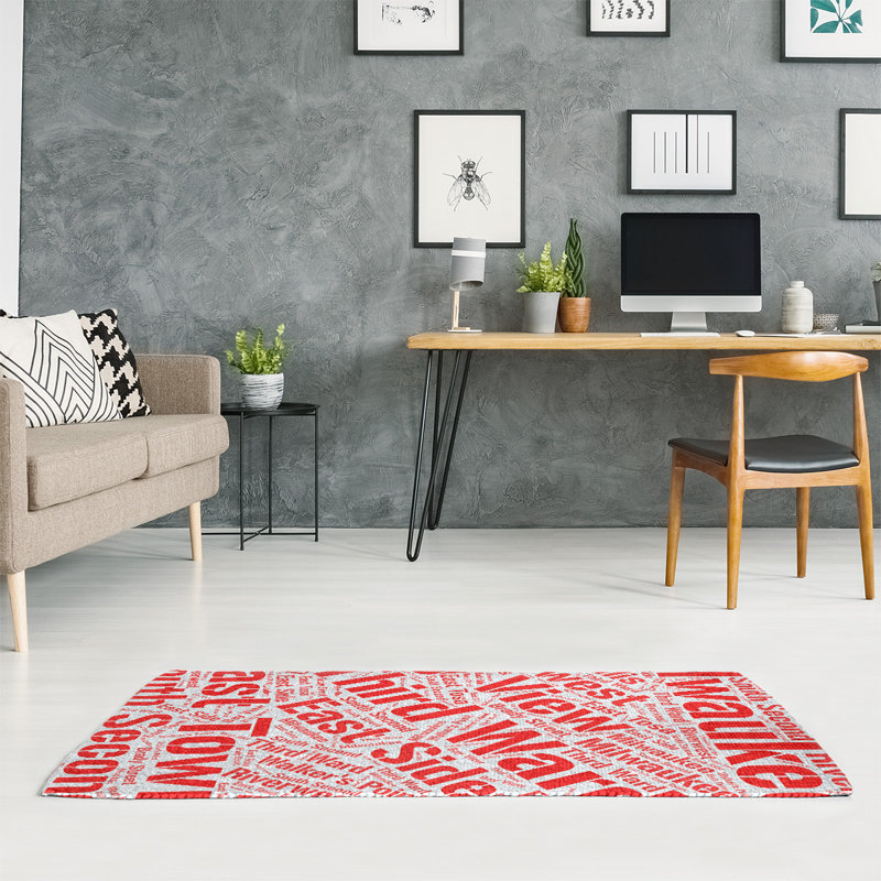 Chenille Indoor Rug, Rectangle 5' x 7'