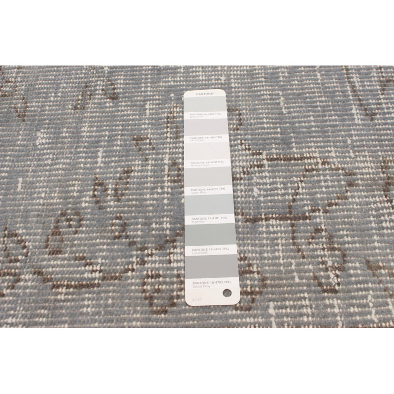 Tapis gris à transition de couleur 4 pi 7 po x 7 pi 8 po