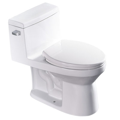 Modern Ceramic Toilet Seat Cover - Soft Close, Hygienic Bathroom Comfortable Height Design, Suits Most Adults