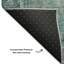 Tapis à bordure lavable à la machine de qualité supérieure AMF1761-2089711072