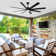 72" 8 - Blade Smart Ceiling Fan with 3CCT Dimmable LED Lights, APP/Remote with Alexa and Google Assistant