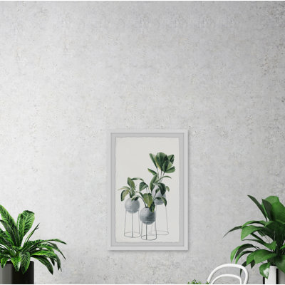 Ceramic Plant Pots - Single Picture Frame Painting