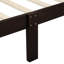 Lit plateforme en bois massif durable de style moderne pour les chambres à coucher