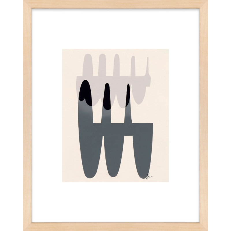 Flora 3 Print by Lee Lessem, Brown Framed, 20" H x 16" W x 1.25" D
