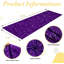 Tapis de couloir mauve à paillettes 2 pi x 15 pi - Tapis de mariage à paillettes pour décor de fête