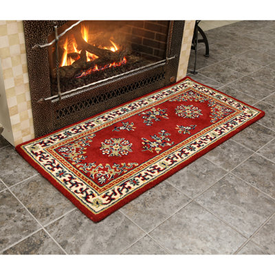 Geloff Hand Tufted Wool Oriental Indoor Rug