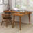 Rosewood L-Shaped Solid Wood desks-108070915-108070913