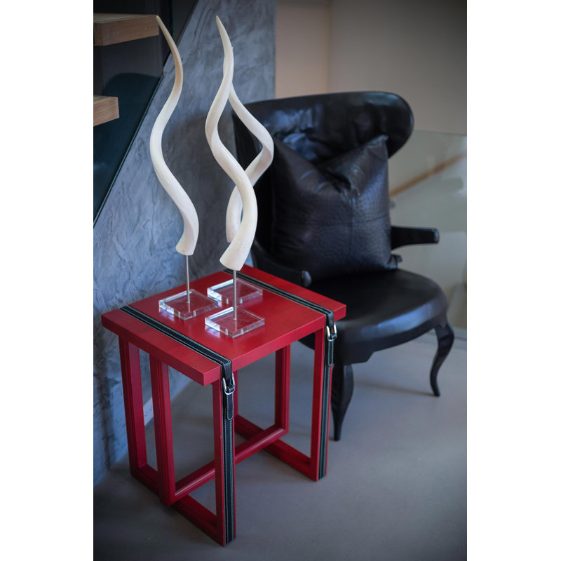 Polished Kudu Inner Horn on Acrylic Display Base