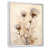 Cadre flottant blanc