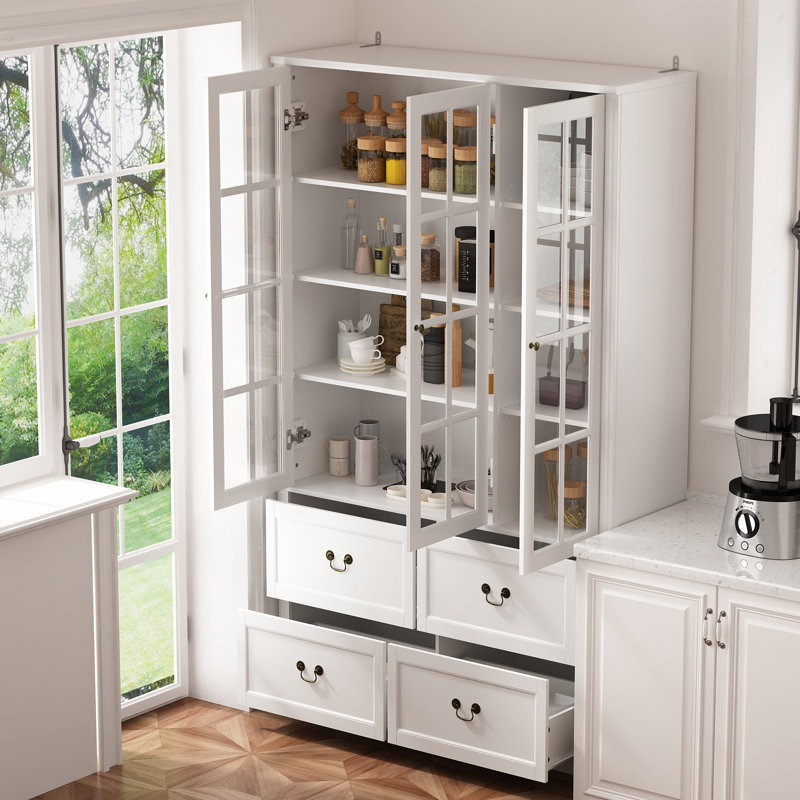 Kiril Dining Cabinet, White