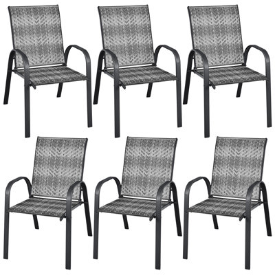 Chaise de patio empilable Minerville