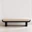 Banc rembourré en bois massif blanc-1679029939