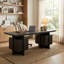 Bridge Solid Wood Writing Desk