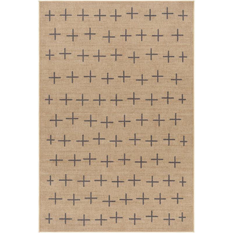 Beathe Forest Light Wood Machine Washable Area Rug, Rectangle 9' x 12'