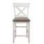 Chaise d'appoint rembourrée en laine Danian-1716910913