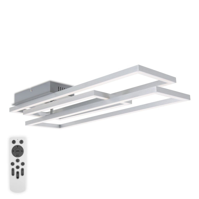 Perspections Smart Wifi Ceiling Light LED RGB Dimmable CCT Ceiling Lamp Remote Control App 48W