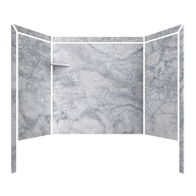 Contour de baignoire en alcôve FlexStone Elite l 60 po x P 32 po x H 60 po Everest, Everest