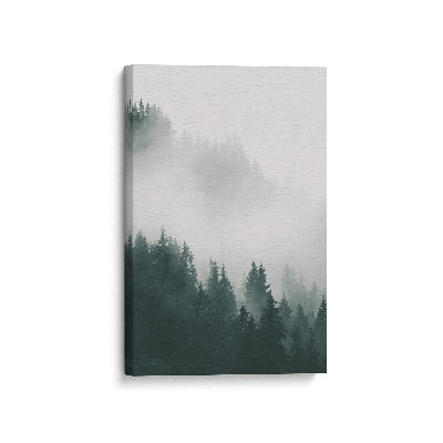 «Enchanting Emerald Peaks on Canvas» par Krista Mosakowski, reproduction