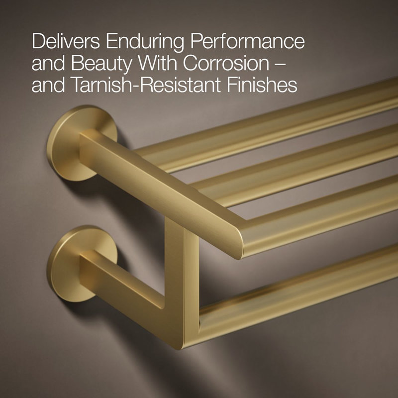 Components™ Hotelier, Vibrant Brushed Moderne Brass
