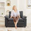 Ensemble de canapé modulaire 3 pièces, canapé-lit à assise profonde avec canapé surdimensionné de 120 po, causeuse de 86 po et fauteuil de 53 po-1190522405-1190522406