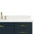 Cambridge 67'' Single Bathroom Vanity with White Quartz Top-90865225