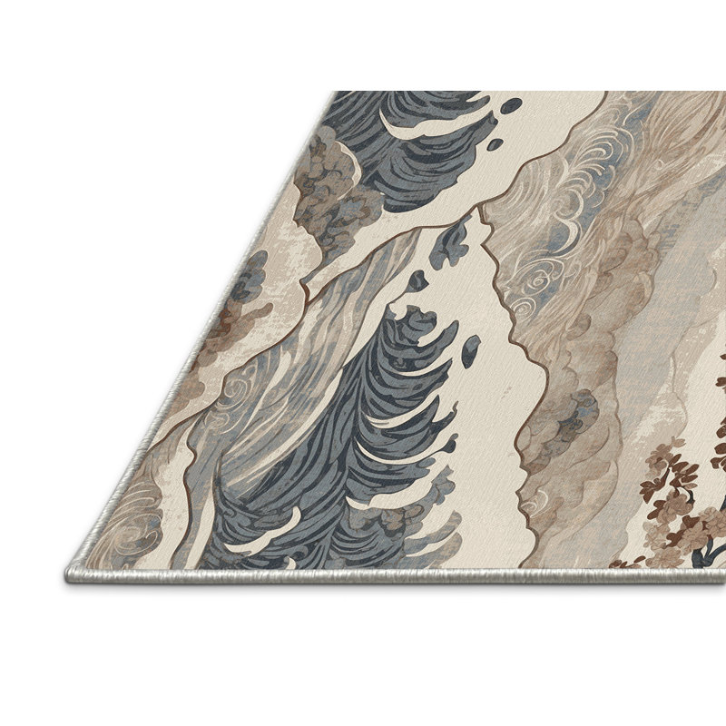 Blossom Tides Rug, Rectangle 8' x 12'