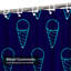 Rideau de douche Doodle Ice-127352404