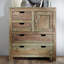 Nature 88cm Solid Wood Sideboard