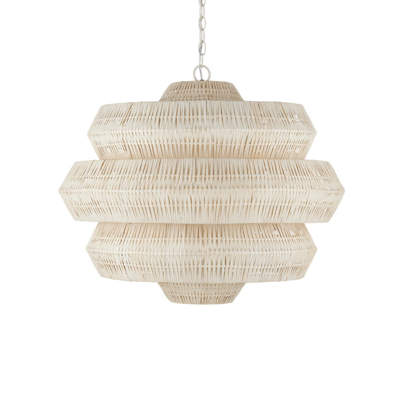 Antibes 9 - Light Wrought Iron Dimmable Geometric Chandelier