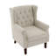 Duward 74Cm Wide Tufted Wingback Armchair with Solid Wood Legs-545297690