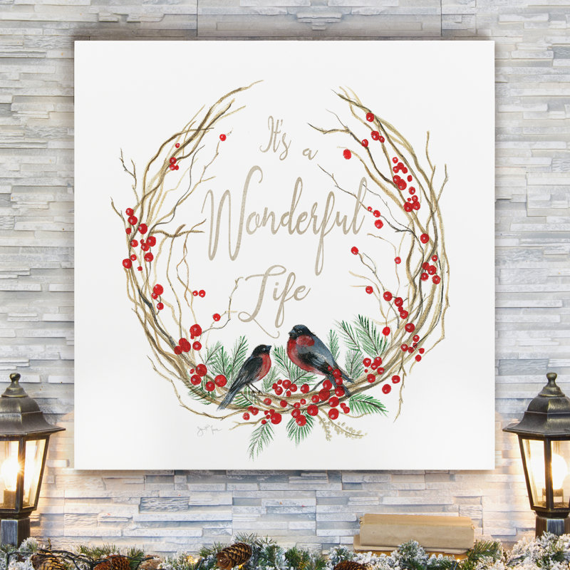 « it is a merveilleuse life oiseau », impression sur toile tendue, H 32 po x l 32 po x P 1 po