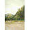 «Soft Green Mountainscape with Taupe Plains inférieures», art textuel sur toile tendue