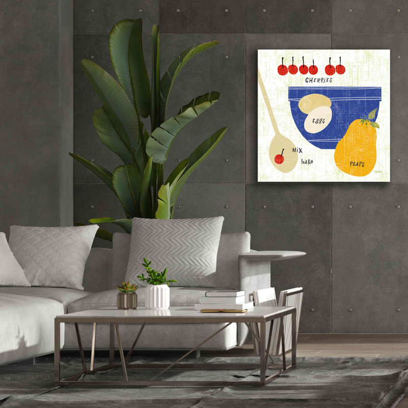 «Bake It I» par Sue Schlabach, estampe numérique sur toile, L 37 po x H 37 po