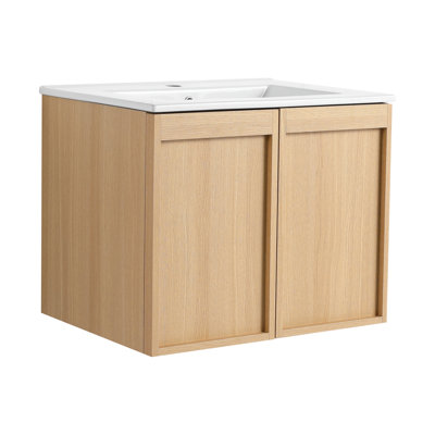Meuble-lavabo flottant avec lavabo